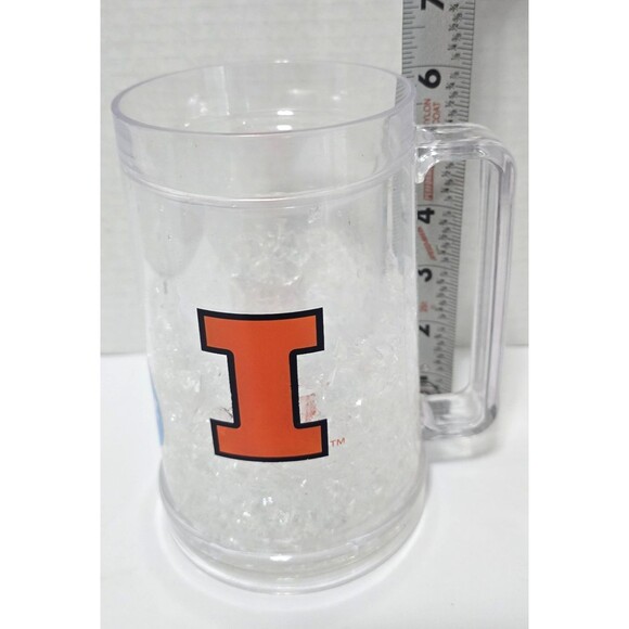 University of Illinois Fighting Illini Bundle Plate Frame Nightlight Koozie Cups - Picture 3 of 7